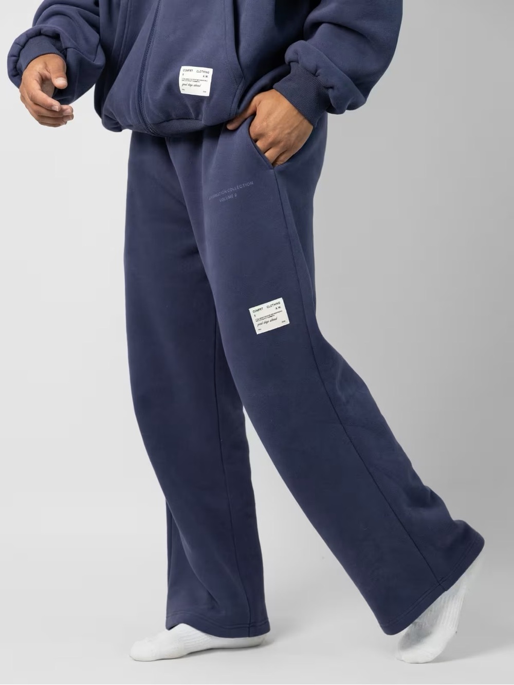 Unisex Comfrt Affirmation Sweatpants Midnight Blue